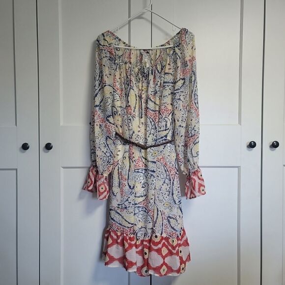 American rag cie plus size barn red combo dress - Picture 7 of 10